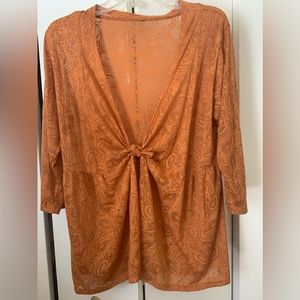 Lightweight Pumpkin Paisley Cover Size L